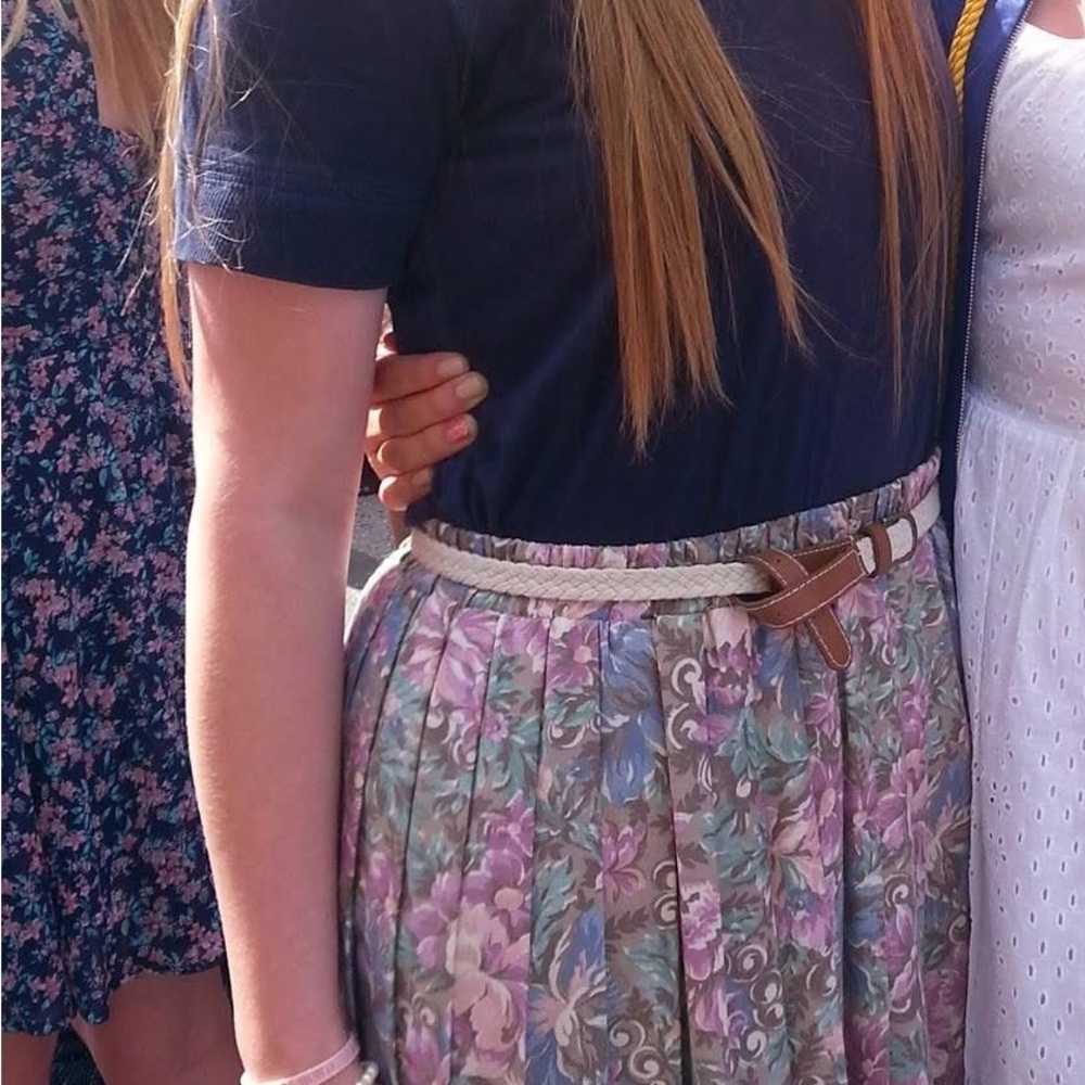 Old Fashioned Floral Skirt